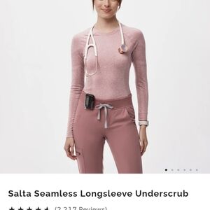 Salta Seamless Longsleeve Underscrub - Pink